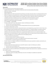 Hubbell NX Distributed Intelligence NXSMP-LMO Installation And Operation Instructions