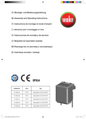 Weka Kompakt 37.462.27 Assembly And Operating Instructions Manual