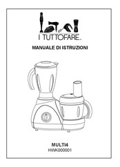 Kasanova I TUTTOFARE MULTI4 Instruction Manual