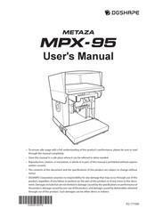 DGSHAPE METAZA MPX-95 User Manual