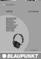 Blaupunkt IVHS-02 Operating Instructions Manual