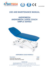 FISIOTECH 112141 Use And Maintenance Manual