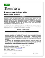 Msa ZGARD CX II Instruction Manual