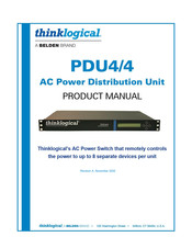 Belden thinklogical PDU-000001 Product Manual