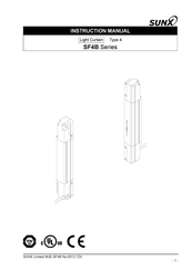 Sunx SF4B-F39 Instruction Manual