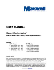 Maxwell BMOD0500 P016 B02 User Manual