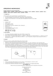 Zafferano Poldina LD0280B3 Assembly Instructions