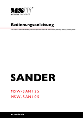MSW MSW-SAN135 User Manual