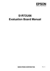 Epson S1R72U06 Manual