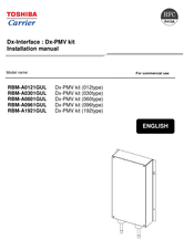 Toshiba Carrier RBM-A0601GUL Installation Manual