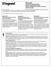 Legrand Wiremold 2000TRGFI Installation Instructions Manual