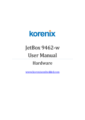 Korenix JetBox 9462-w User Manual