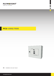 Plymovent PCU-1000 Installation And User Manual