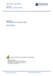 EnOcean Dolphin USB 500T Preliminary User's Manual