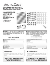 Arctic Cove MAC3820HP Operator's Manual