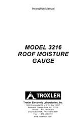 Troxler 3216 Instruction Manual