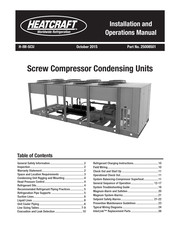 Heatcraft H-IM-SCU Installation And Operation Manual