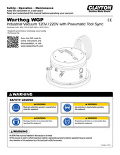 Clayton Warthog WGX-205T-0 Safety, Operation & Maintenance