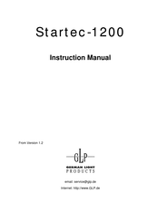 Glp Startec-1200 Instruction Manual