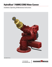 ELKHART BRASS HydroBlast 7100MG EXM2 Installation, Operating,  & Maintenance Instructions
