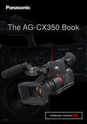 Panasonic AG-CX350 Manual