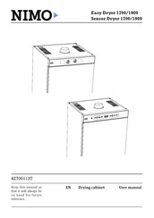 NIMO Sensor Dryer 1900 User Manual