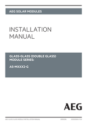 AEG AS-M2-G Series Installation Manual