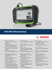 Bosch KTS 3a Series Original Instructions Manual