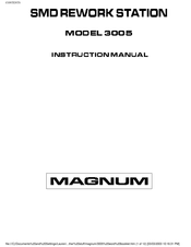 Magnum 3005 Instruction Manual
