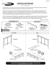 Epoch Design VERONA 5415 Assembly Instructions