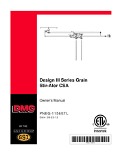 GSi DMC Design III Stir-Ator Owner's Manual