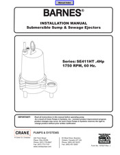 Barnes SE411HT Series Installation Manual