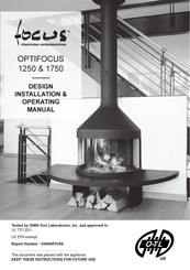 European Home Focus OPTIFOCUS 1750 Design Installation & Operating Manual