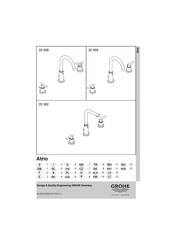 Grohe Atrio 20 008 Manual