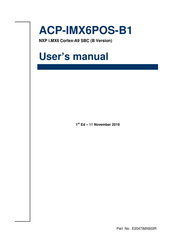Avalue Technology ACP-IMX6POS-B1 User Manual