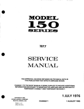 Cessna F15001428 Service Manual
