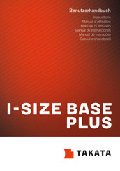 TAKATA I-SIZE BASE PLUS Instructions Manual