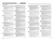 Samsung SKK-DD Installation Instructions