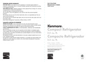 Kenmore A024525191 Use & Care Manual