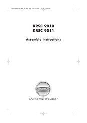KitchenAid KRSC 9011 Assembly Instructions Manual