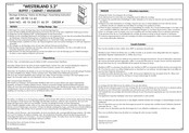 Inter Link Sas WESTERLAND 5.2 20 90 14 62 Assembling Instruction