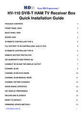 Hides HV-110 Quick Installation Manual