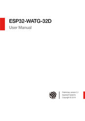Espressif ESP32-WATG-32D User Manual