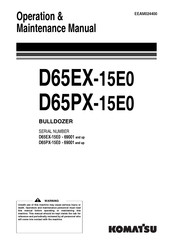 Komatsu Utility D65EX-15E0 Operation & Maintenance Manual