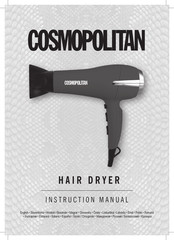 Cosmopolitan KLR928981476 Instruction Manual