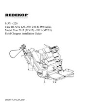 REDEKOP Case IH AFX 120 Series Installation Manual