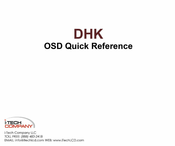 I-Tech DHK Quick Reference