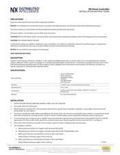 Hubbell NX Distributed Intelligence Room Controller Installation Instructions Manual