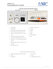 Vladimir's Models SNIPE 2 EL Recommendations For Assembly