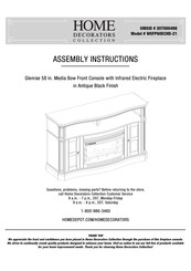 Home Decorators Collection Glenrae WSFP60ECHD-21 Assembly Instructions Manual